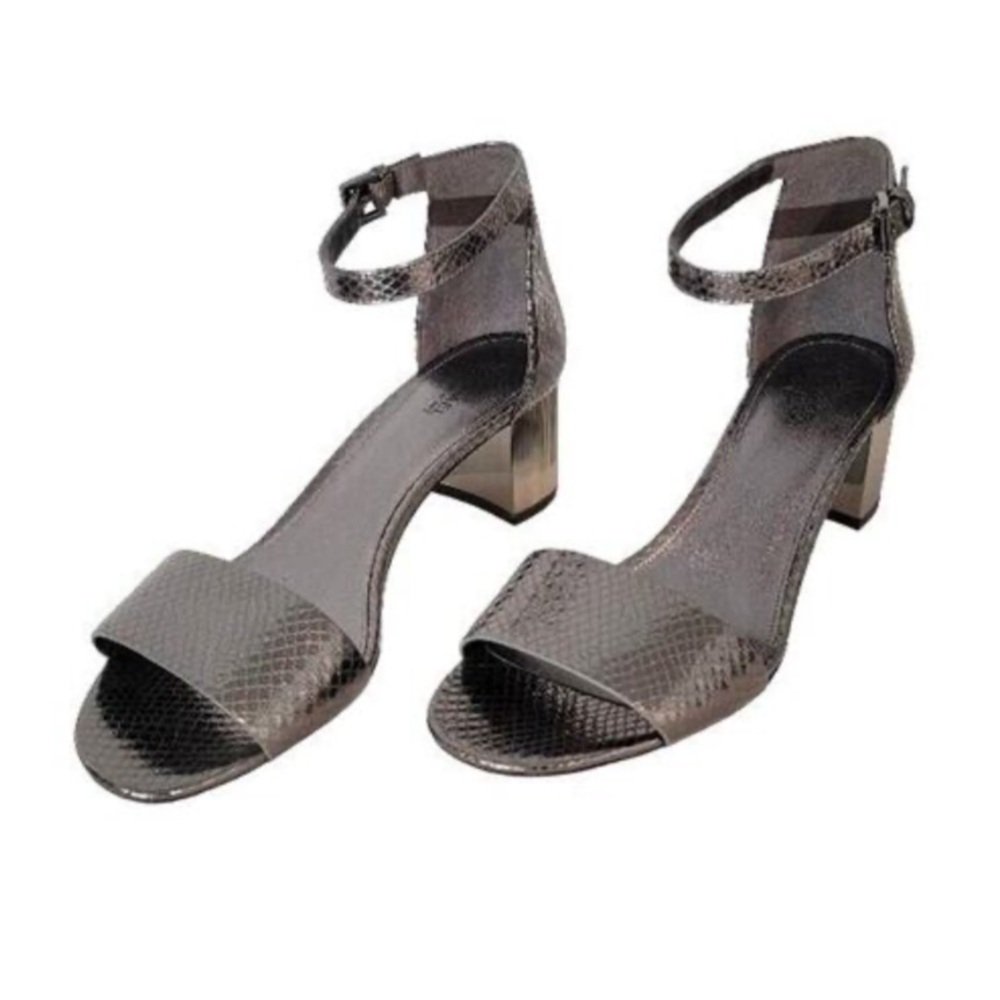 Michael Kors Sandals Women’s Size 8 Pewter Heels